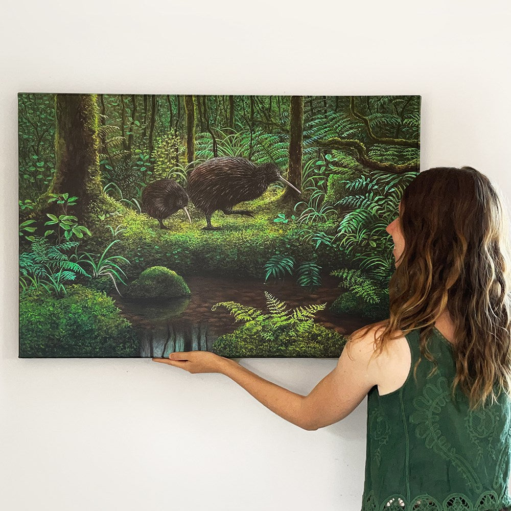 Kiwi In Coromandel - Canvas Print