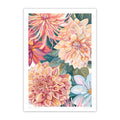 Dahlia Blossoms Print
