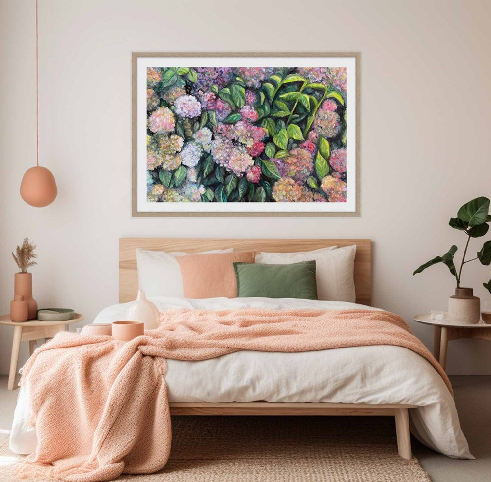 Mothers Hydrangeas Print